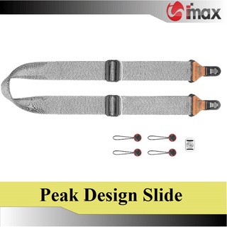 Dây máy ảnh Thao tác nhanh Peak Design Slide Ash xám, Bản to 4.5cm cho máy DSLR