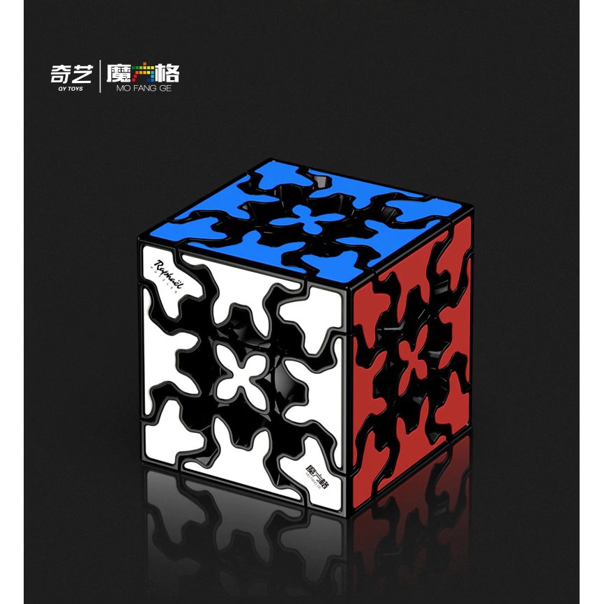 Rubik qiyi Gear 3x3 - Rubik sắc màu huyền ảo - Biến thể mới Rubik qiyi, đồ chơi phát triển giao dục