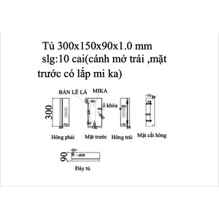 tủ lắp máy chấm công