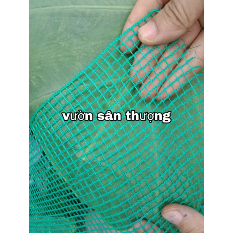 (1 Mét) Lưới Cước Màu Xanh Khổ 95cm Dài Theo Yêu Cầu, Chặn Côn Trùng, Làm Chuồng Trại, Hàng Rào, Ô 0,5cm Sợi Bền Chắc