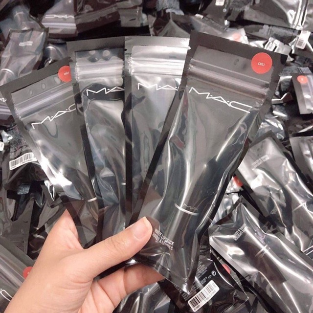 [Đủ bill] Son MAC mini ruby woo, chili, lady ganger