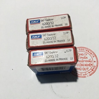 Bạc đạn, vòng bi phi tiêu chuẩn SKF 6200/32 - 2RS1 dành cho xe máy