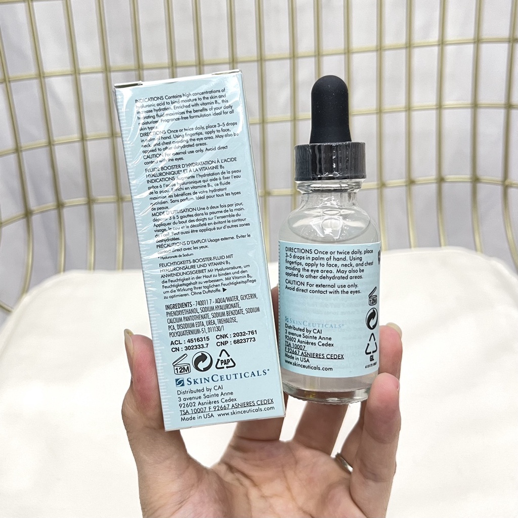 [Hàng mới về] Tinh Chất Vitamin B5 Skinceuticals Dạng Gel Dưỡng Ẩm Và Làm Dịu Da Chăm Sóc Da Hiệu Quả 30ML