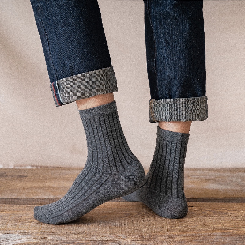 Tất vớ nữ nam cao cổ dài trắng dễ thương hàn quốc đẹp iLita chân thấp nhún đủ màu trơn đen, đỏ, vàng, xám, xanh