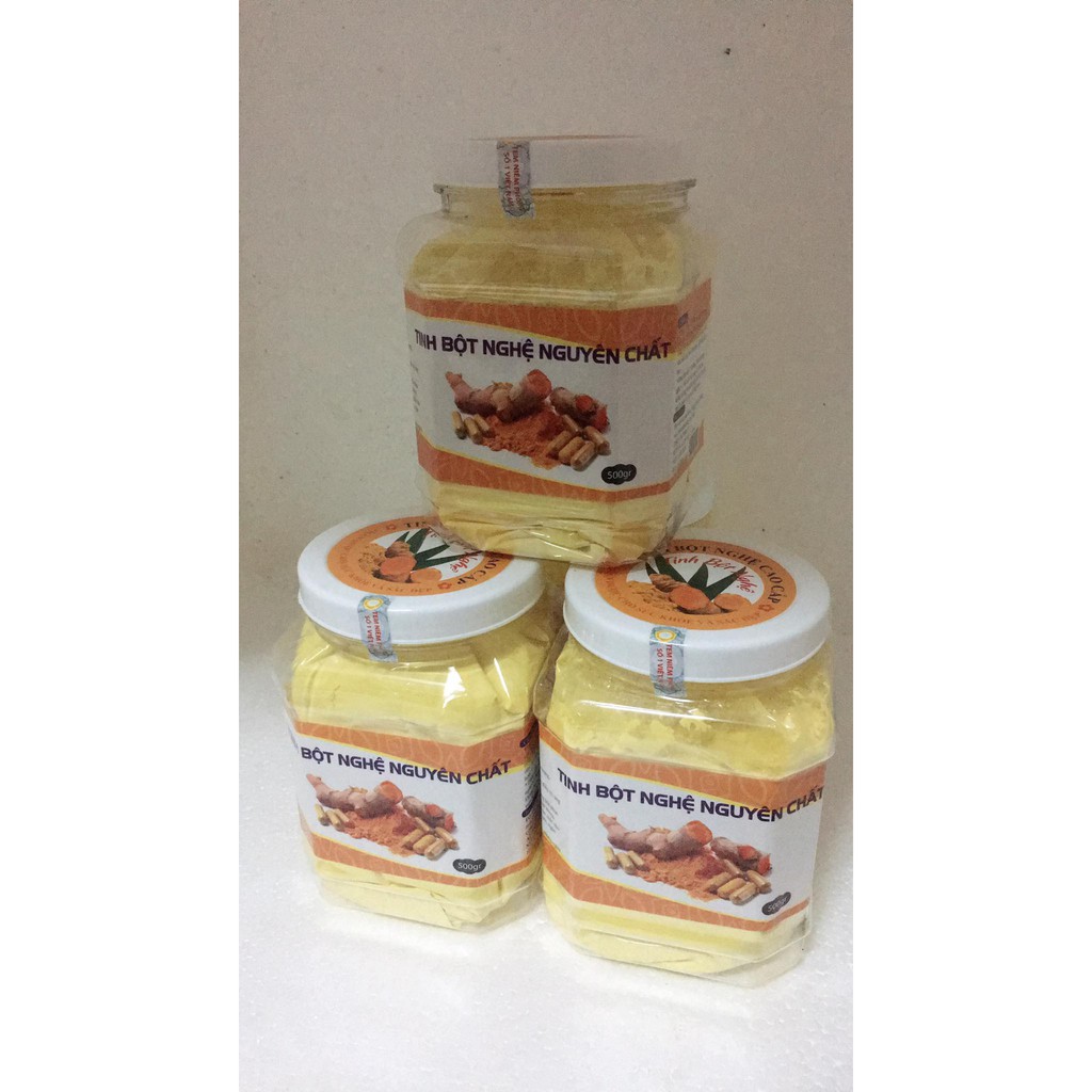 ( FREE SHIP ) Tinh bột nghệ máy hũ 500g có mã check