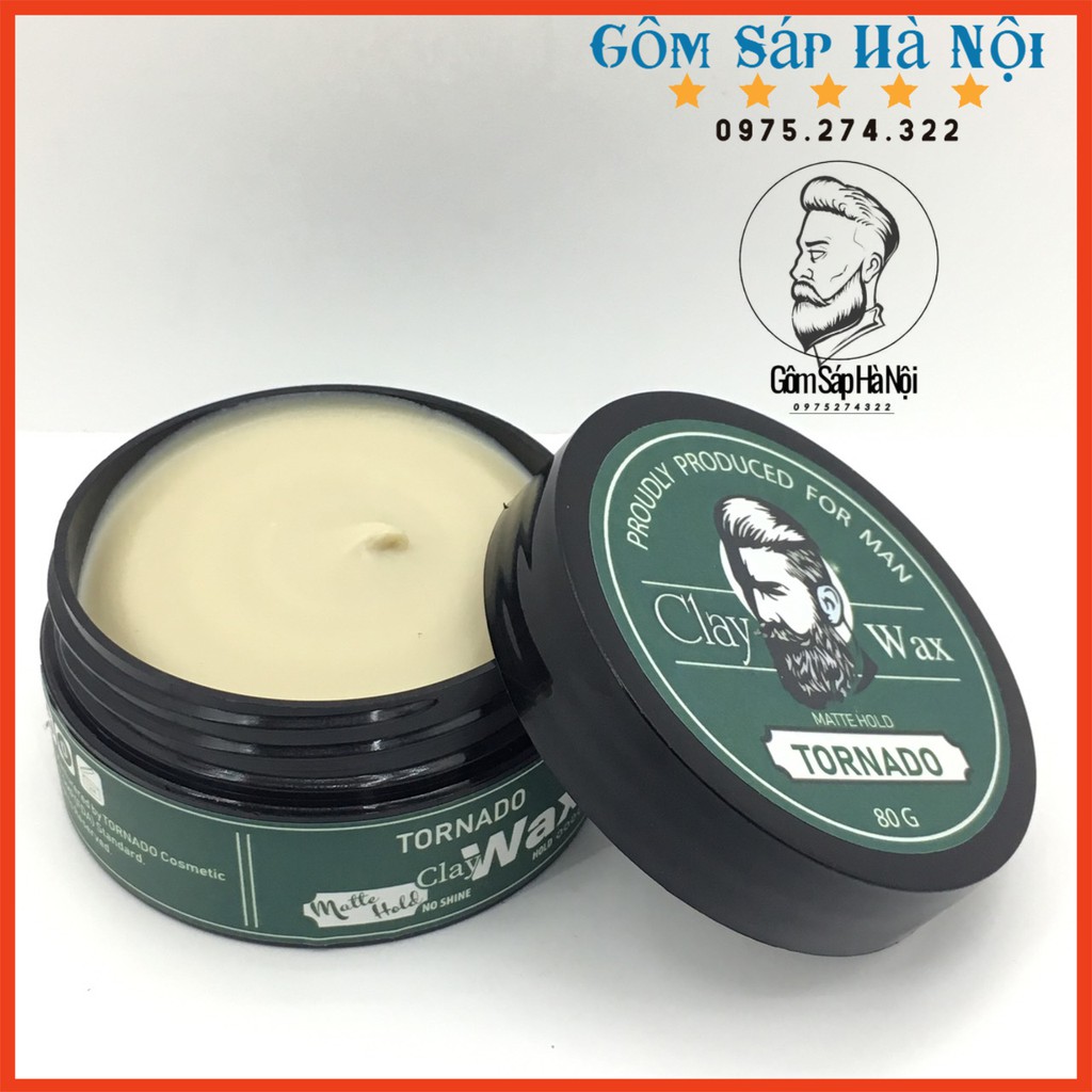 [ Siêu Giư Nếp ] Combo Gôm Tony + Sáp Vuốt Tóc Tornado Tặng Lược