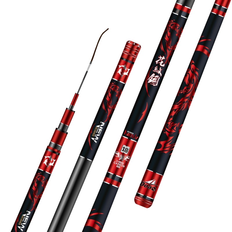 Cần Câu Tay 6H Cần Đơn Xích Long Cần Câu Đài 6H Hàng Chính Hãng
