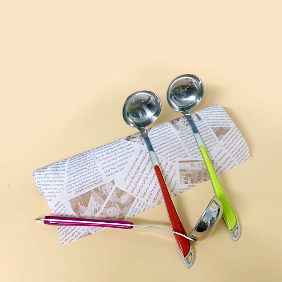 Vá Canh Lồng Sâu Inox CÁN NHỰA MÀU hàng dày cao cấp