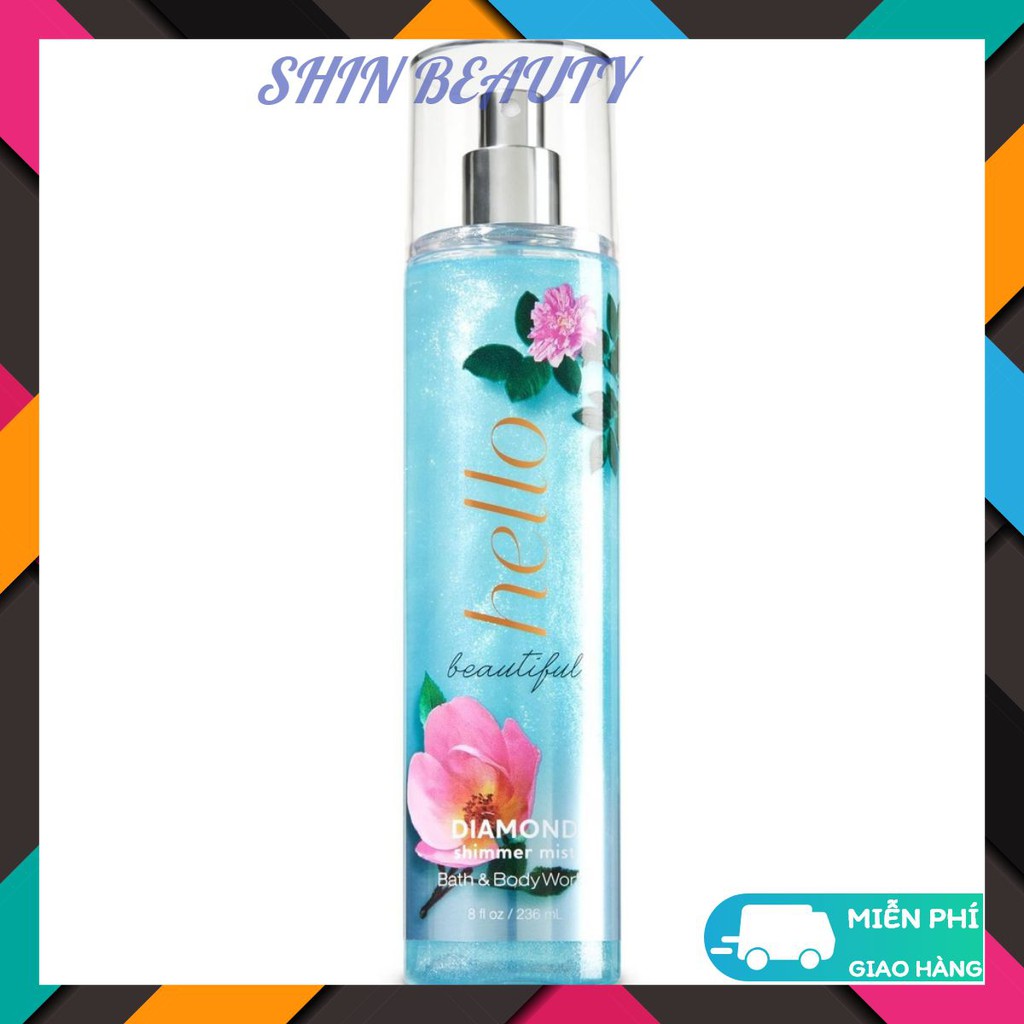 Xịt Thơm Toàn Thân Ánh Nhũ Bath And Body Works Shimmer Cho Mùa Hè 2020