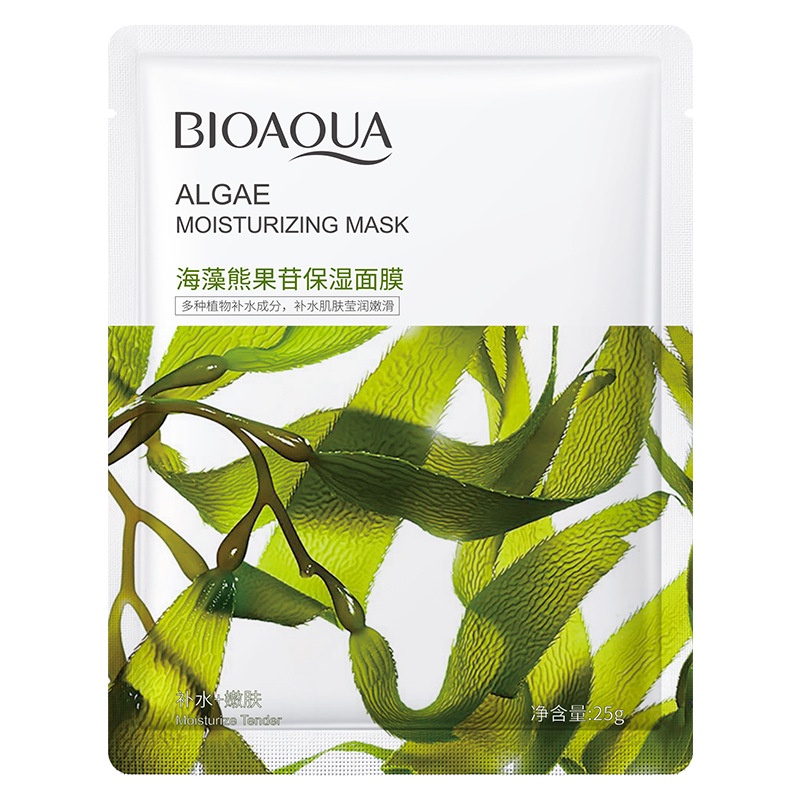 Mặt Nạ Giấy Trái Cây Dưỡng Trắng Cấp Ẩm Giảm Mụn Mask Nội Địa Cao Cấp BIOAQUA 8 Vị Thiên Nhiên HOMIKA - MN05