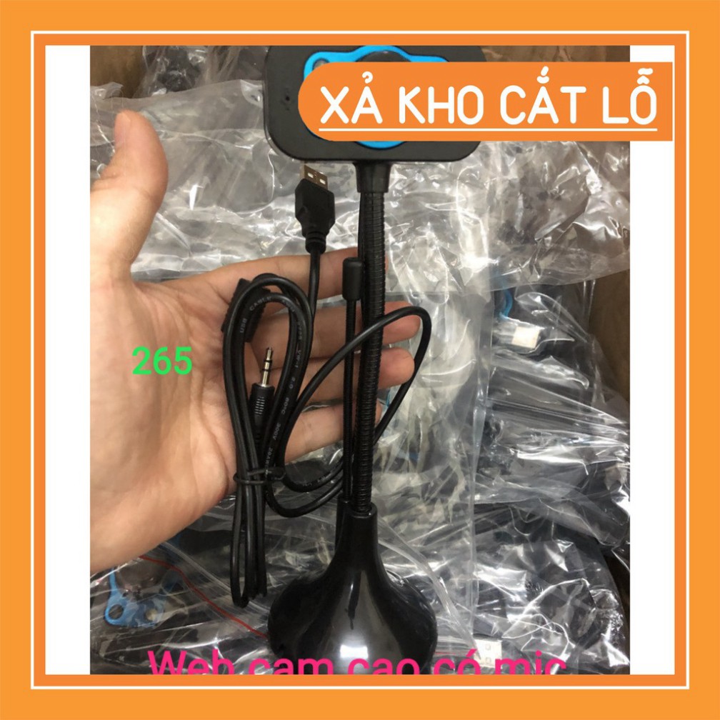 Webcam giá rẻ (Xả Kho) Webcam Chân Cao Có Mic 720p Sắc Nét