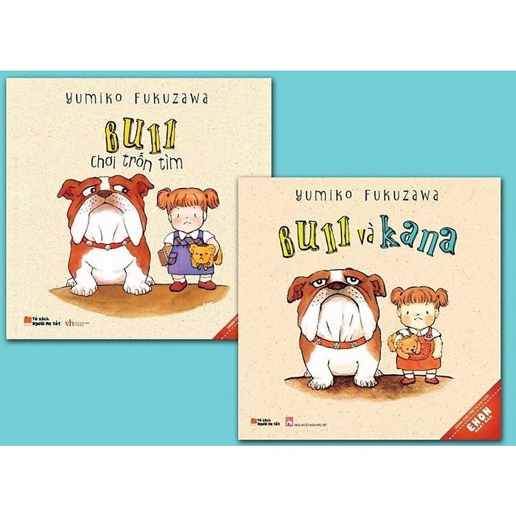 Sách - Combo Ehon Nhật Bản - Bull Và Kana + Bull Chơi Trốn Tìm