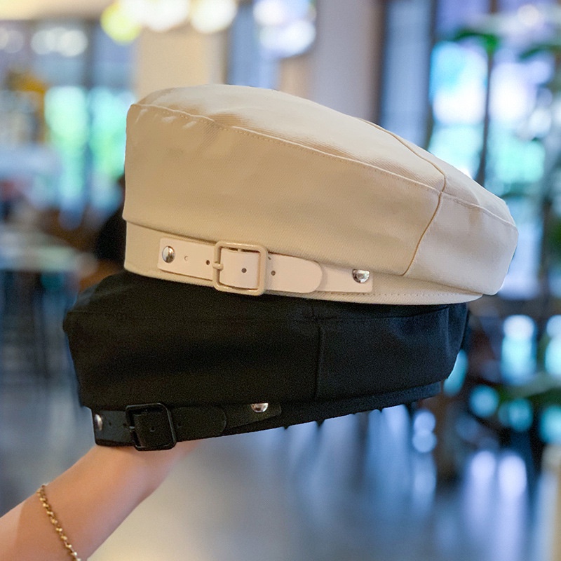 Autumn063 Nón Beret Màu Sắc Đơn Giản Thời Trang Cho Nữ