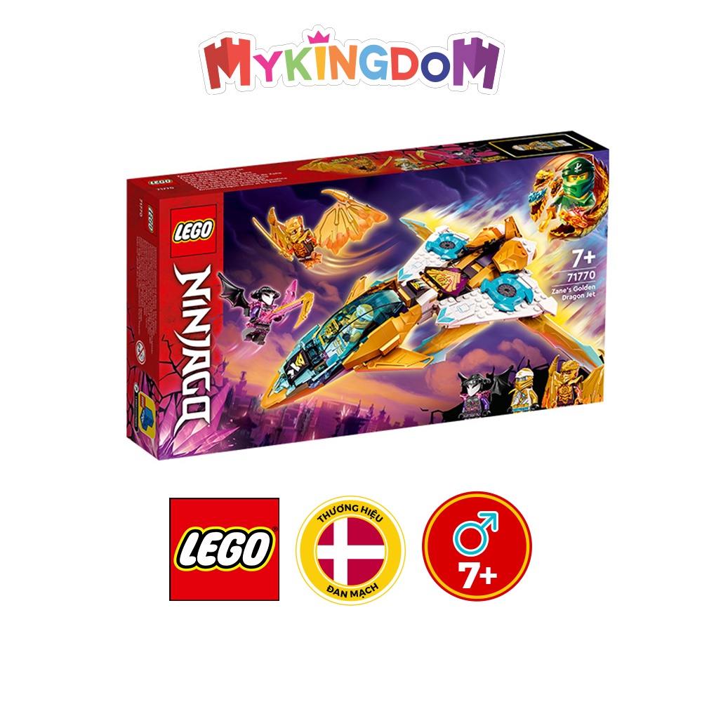 Đồ Chơi LEGO Phi Cơ Rồng Vàng Của Zane 71770 (258 chi tiết)