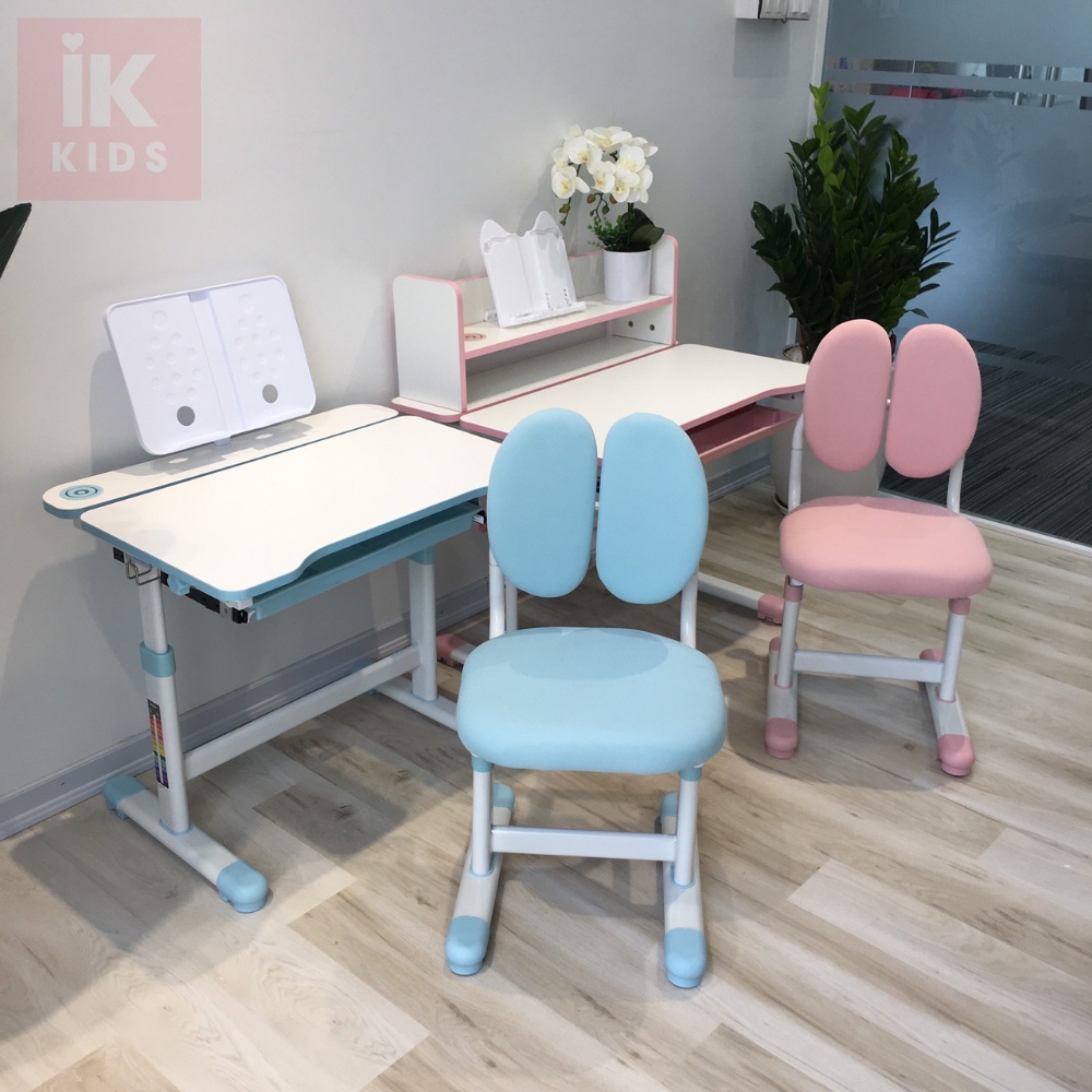 Bàn học thông minh  bộ bàn học sinh tiểu học A80 KT 80*60cm IK KIDS