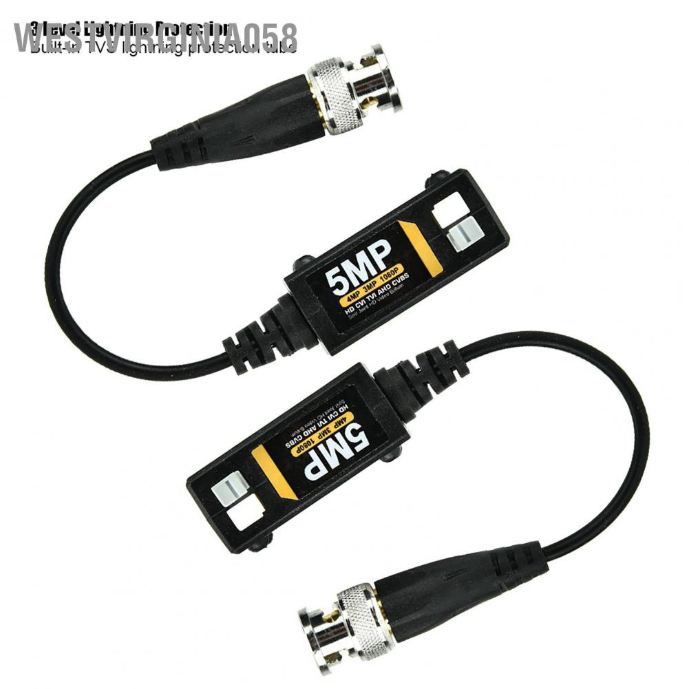 Westvirginia058 8MP High Definition Spliced Passive Video Balun Transmission Twisted Pair Transmitter