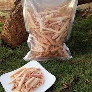 khoai môn sấy xuất khầu 500gr,75k.