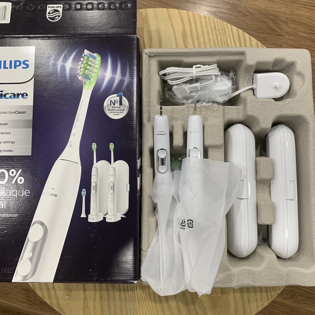 Bàn chải điện Philips Sonicare ProtectiveClean 6100 HX6877/21 - Bảo hành 2 năm