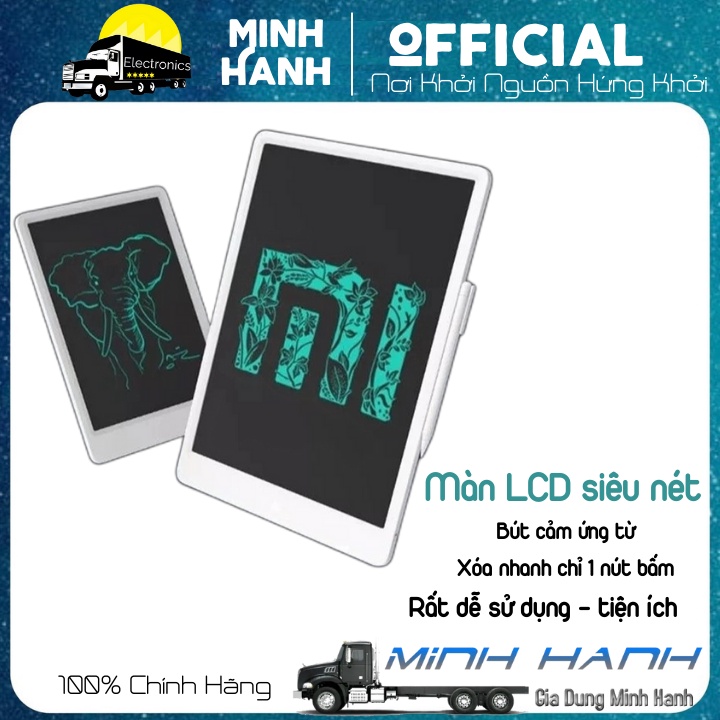 Bảng vẽ Xiaomi LCD 10 inch, Phù hợp Làm bảng ghi nhớ hàng ngày, có thể dạy bé tập tô tập vẽ,