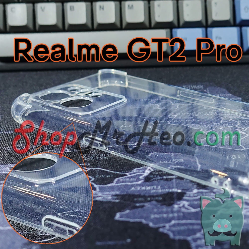 Ốp Lưng Dẻo Chống Sốc Trong Suốt Realme GT2 Pro