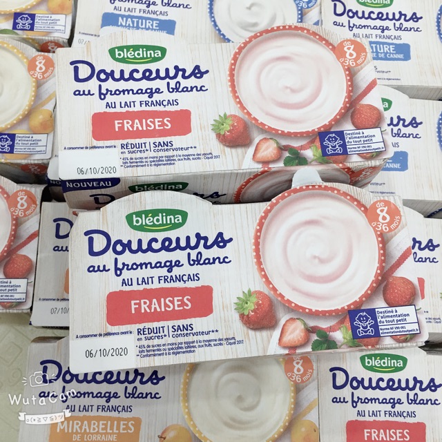 Sữa chua Bledina đủ vị cho bé từ 6M