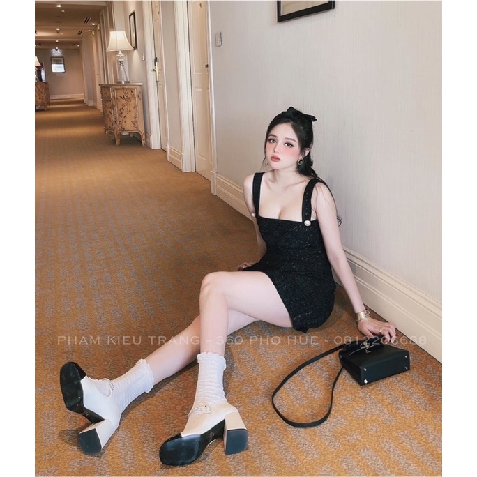 VÁY TWEED XẾP LY NGỰC THỜI TRANG 2021