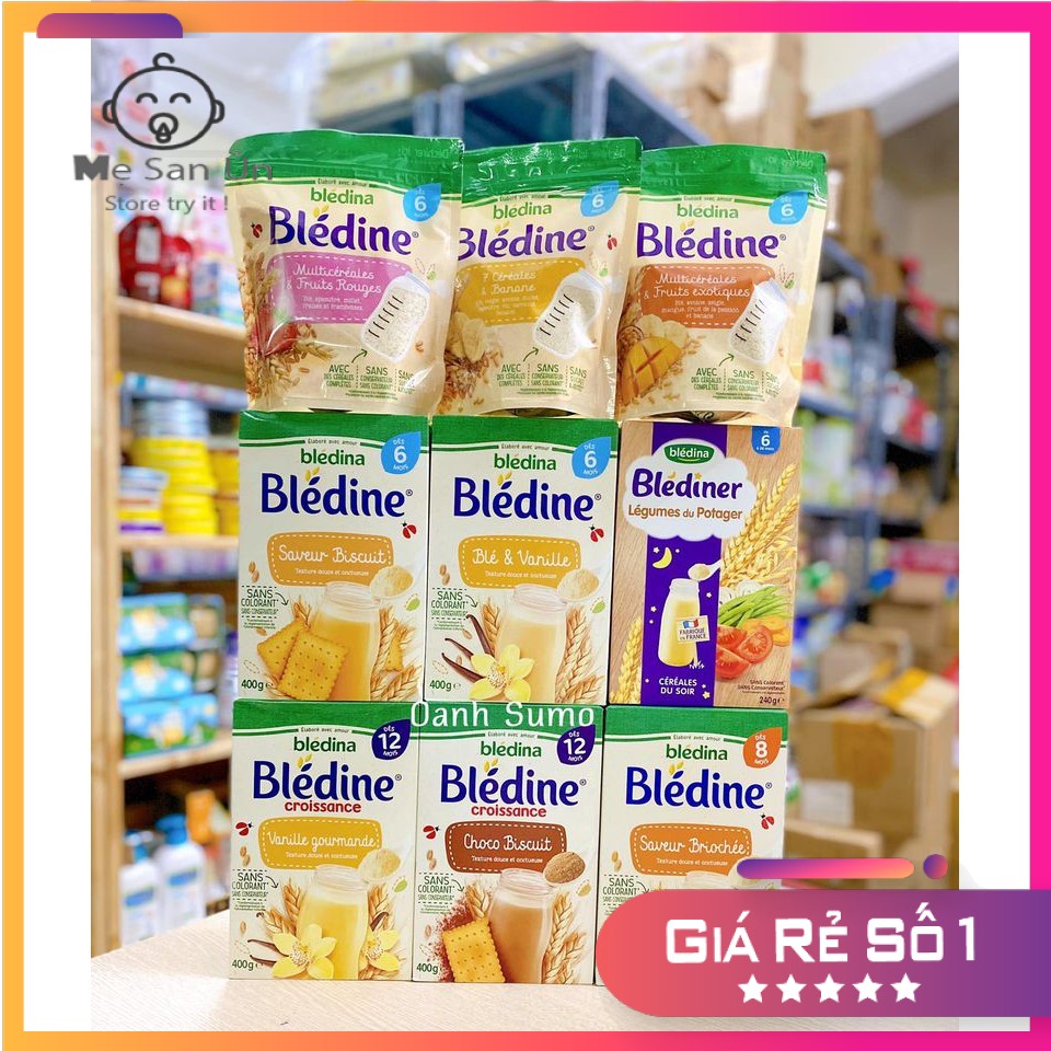 Bột lắc sữa Bledine Pháp (Date 2021)