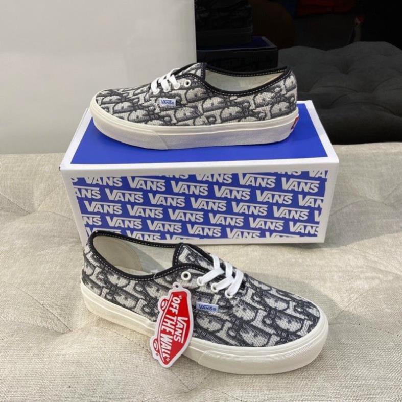 [Full BOX] Giầy Van slip on DIOR vân dệt cực đỉnh - Giày sneaker nam cực chất