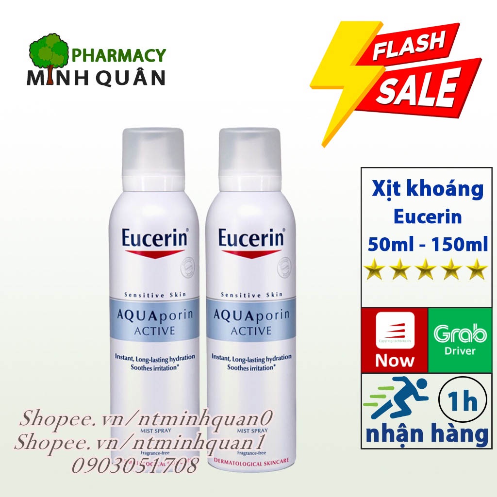 Xịt Khoáng Chống Lão Hóa Eucerin Aquaporin Active  [CHÍNH HÃNG]