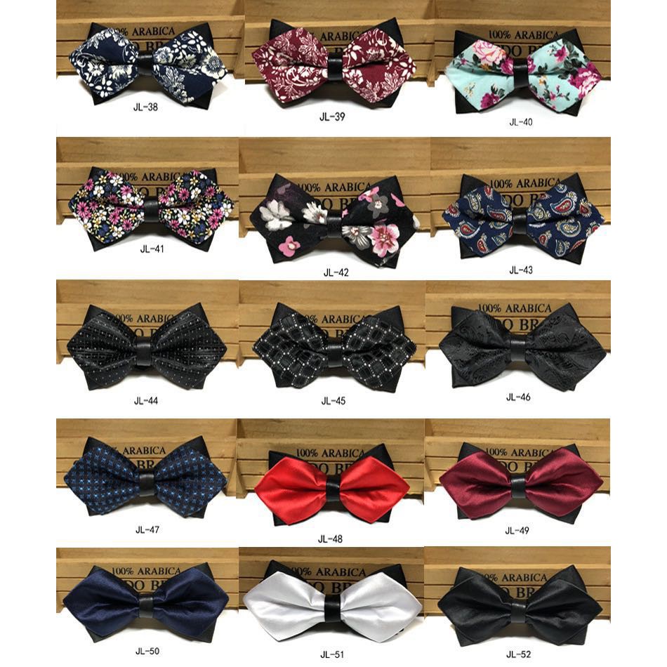 Cà Vạt Nơ 12 cm * 6 cm Cho Tiệc Cưới