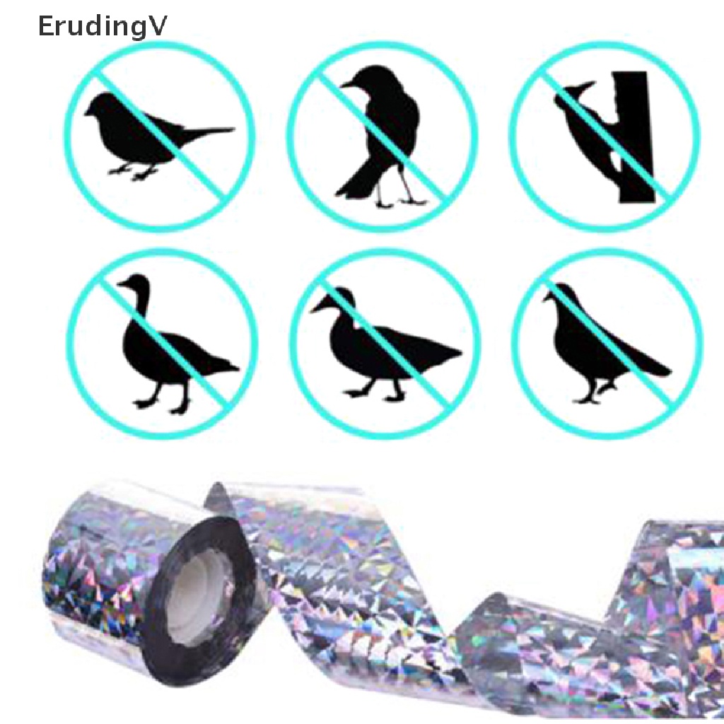 Cuộn Băng Keo Phản Quang 80M Chống Chim Phá Hoại Sân Vườn Tiện Dụng