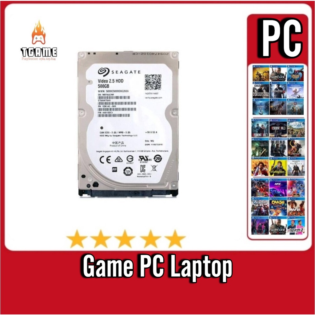 Game PC và laptop Việt Hóa cài theo yêu cầu, cài full ổ HDD 500GB