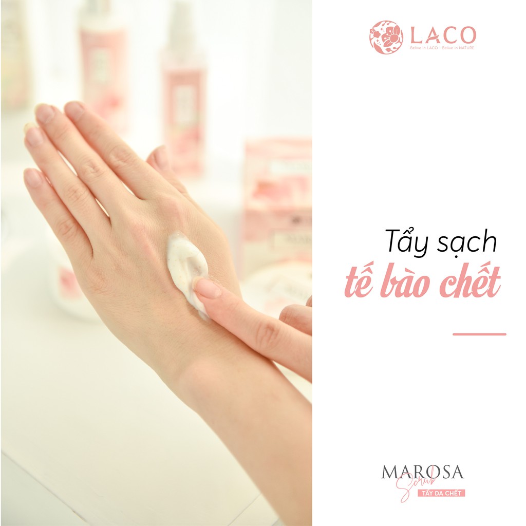 [Xả Hàng Laco] Gel Tẩy Da Chết LACO- MAROSA ✅CHÍNH HÃNG✅Làm Sạch Da, Sạch Bã Nhờn, Sạch Biểu Bì, Tẩy Tế Bào Chết | BigBuy360 - bigbuy360.vn