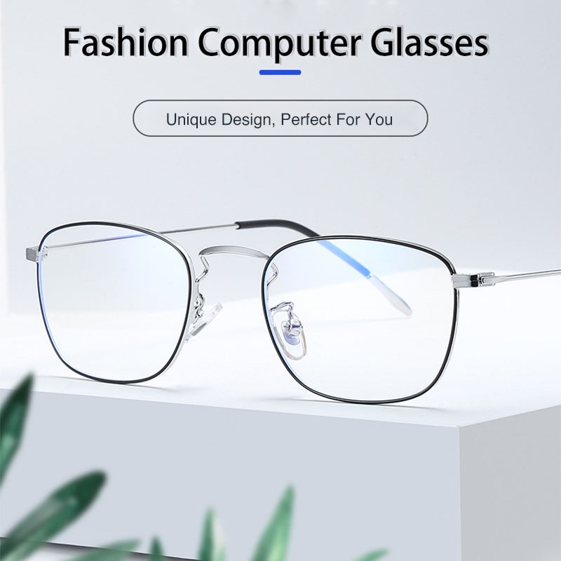 Kính cận gọng vuông VIENDO chống tia xanh dương đổi màu theo ánh sáng bền nhẹ độ cận cắt theo yêu cầu cho nam và nữ