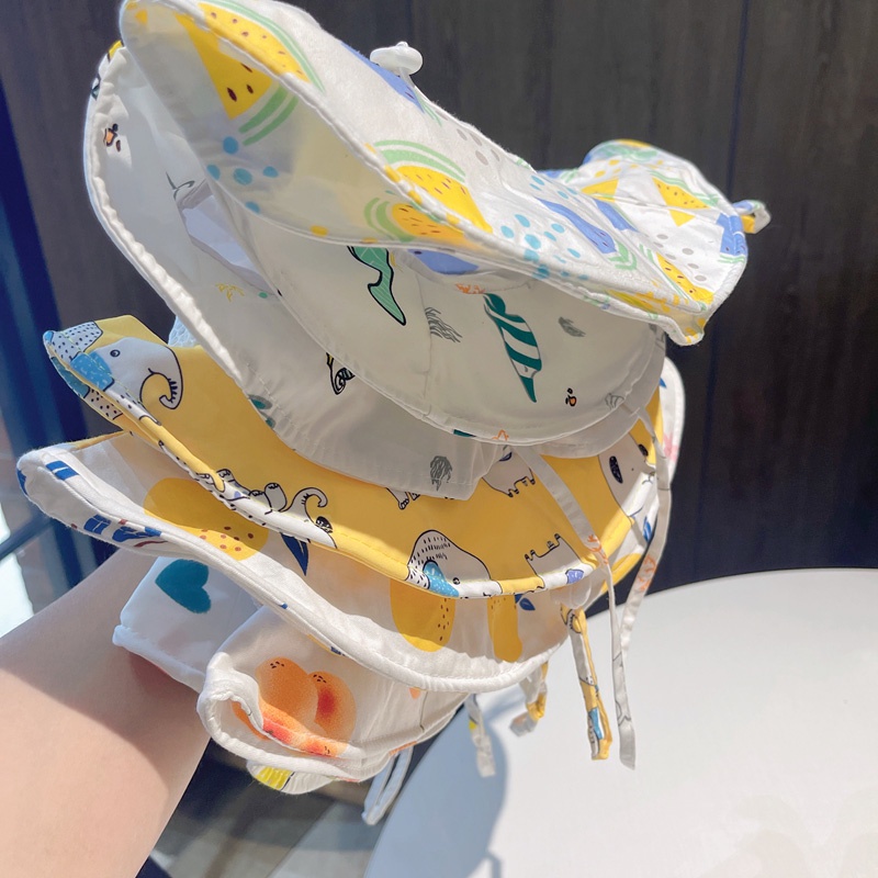 Nón Tai Bèo Phối Lưới Thoáng Khí Dễ Thương Thời Trang Mùa Hè Cho Bé Gái