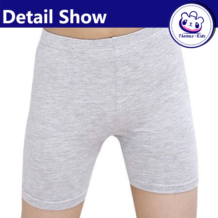 Quần Sooc Bảo Hộ Eo Cao Dáng Ôm Thời Trang Mùa Hè Cho Bé Gái 3-9T
