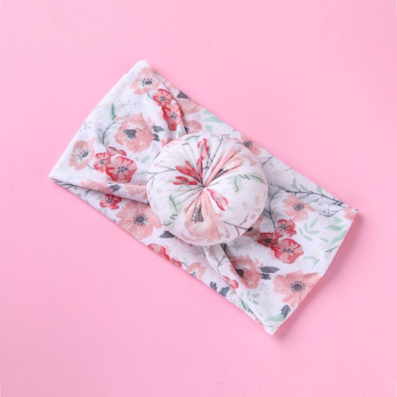 Haha Băng Đô Vải Nylon In Hình Bánh Donut Dành Cho Trẻ Em DIY