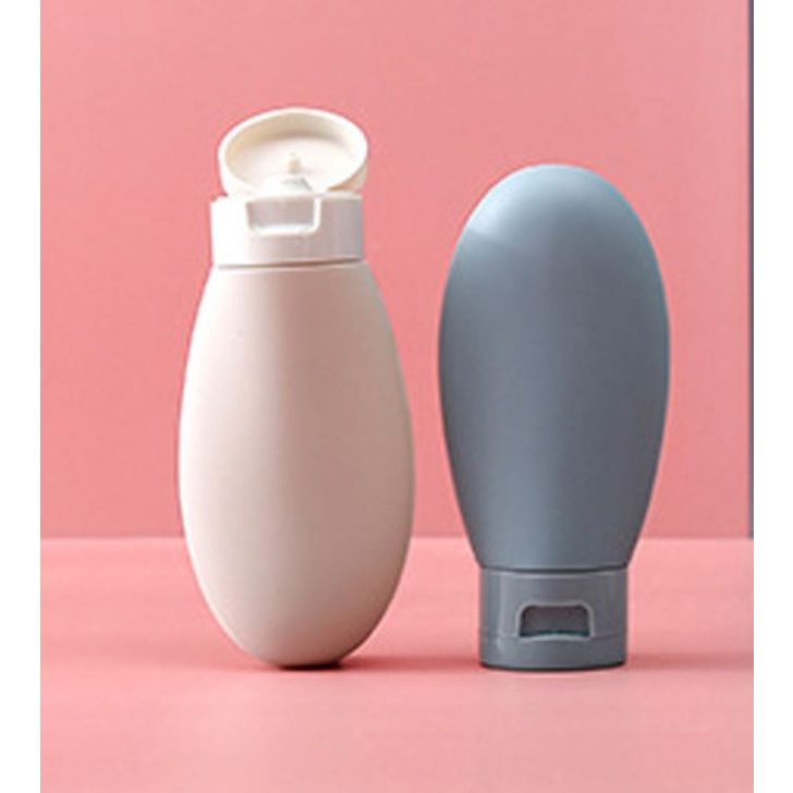 [Túi zip bộ 3] Set 3 Chai chiết mỹ phẩm, dầu gội bằng nhiều màu tiện dụng