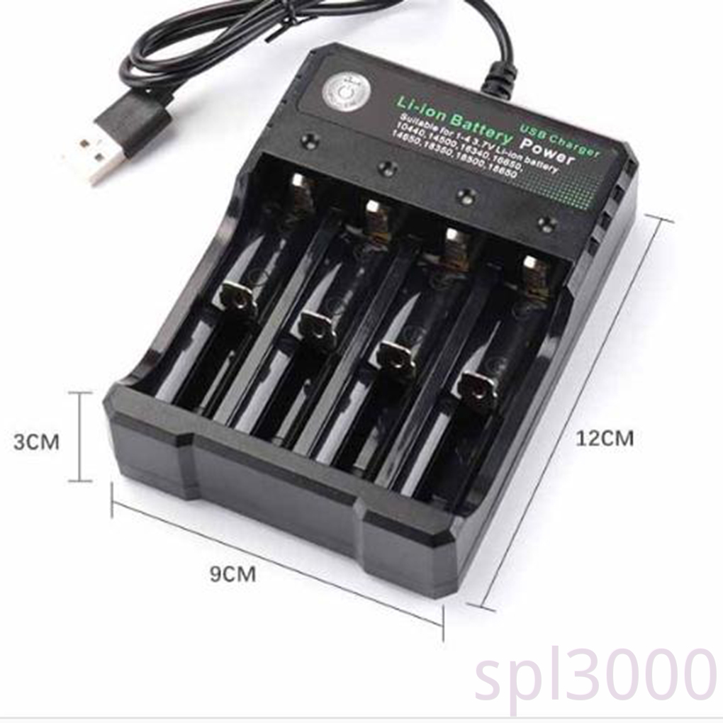 Bộ Sạc Pin Lithium-Ion 18650 Với 4 Ô