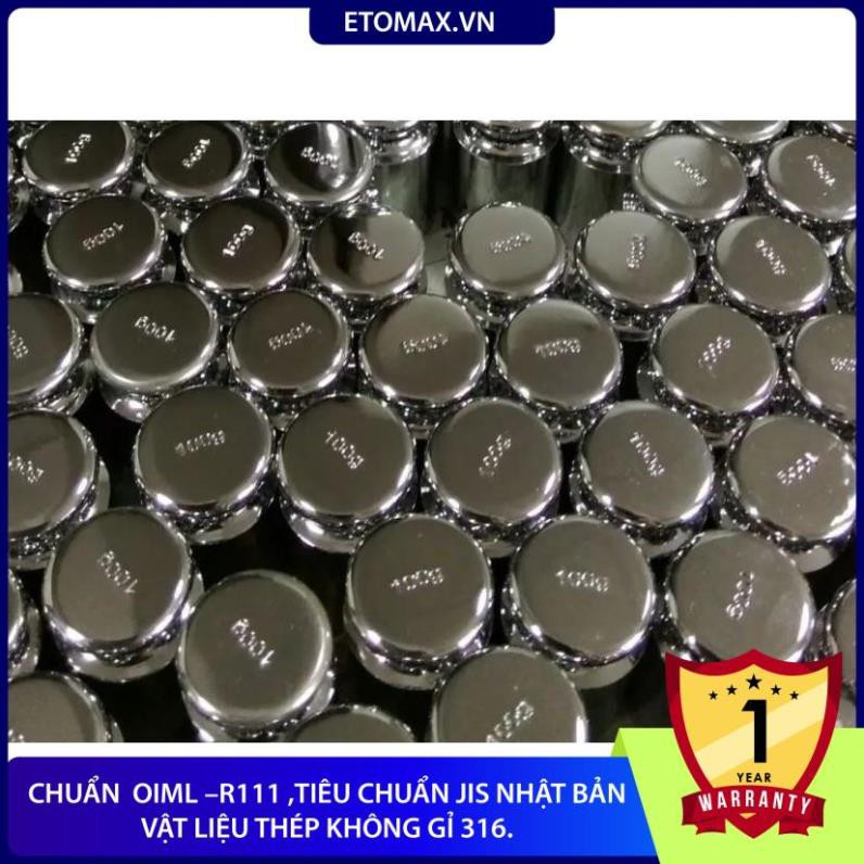 Bộ quả quả cân tiêu chuẩn, đạt tiêu chuẩn JIS Nhật Bản, Chuẩn OIML-Thép không gỉ 306