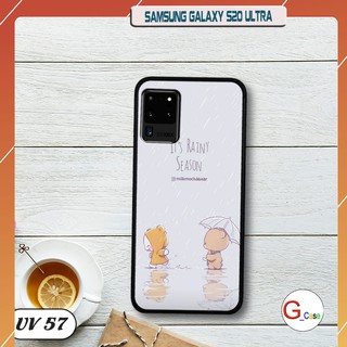 Ốp điện thoại Samsung Galaxy S20 Ultra - lưng nhám viền dẻo