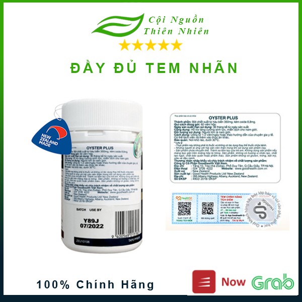 Tinh Chất Hàu Goodhealth Oyster Plus 60 Viên Tăng Cường Sinh Lý Nam Giới Và Cải Thiện Chất Lượng Tinh Trùng | BigBuy360 - bigbuy360.vn