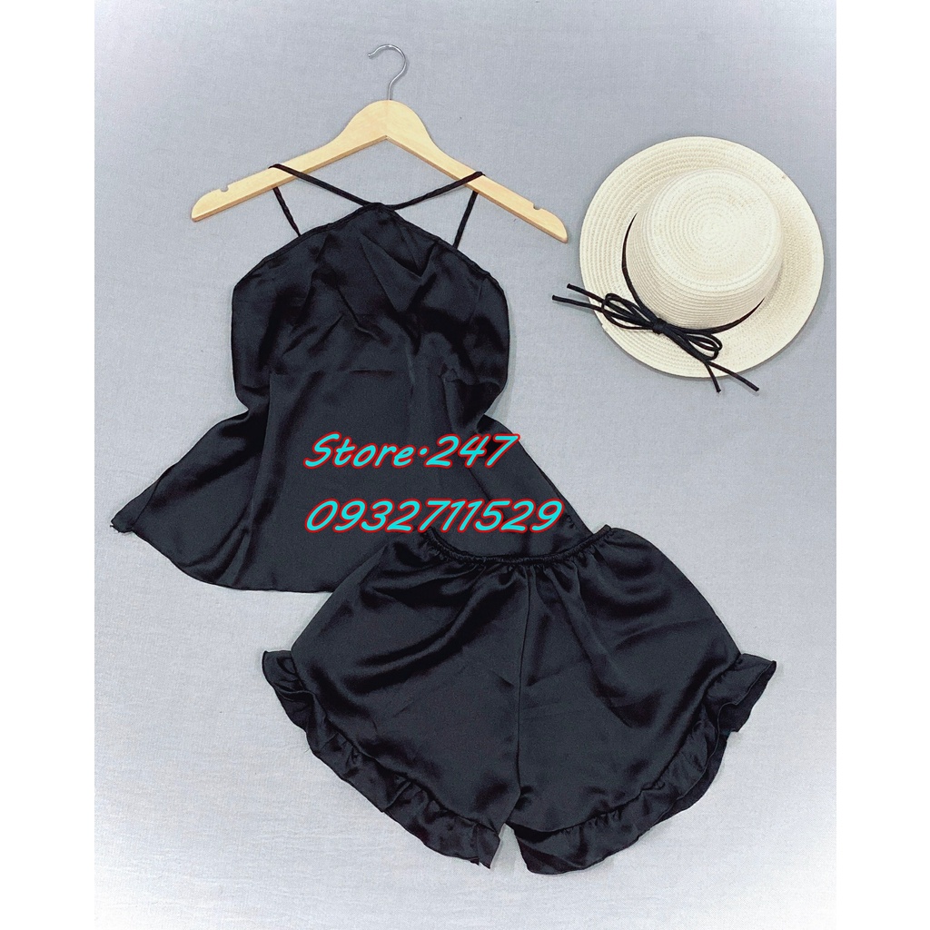 (DƯỚI 55KG) BỘ YẾM SATIN KHÔNG MÚT DỄ THƯƠNG MẶC NGỦ SIÊU XINH LUNG LINH, SATIN XỊN MỀM MƯỢT RẤT MÁT | BigBuy360 - bigbuy360.vn