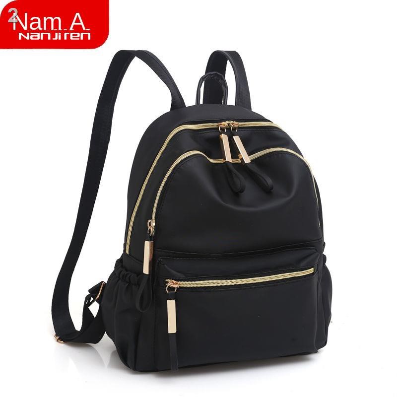 Authentic Antarctic 2021 New Nylon Ba lô nữ Thời trang Hàn Quốc Wild Girl dung tích lớnY