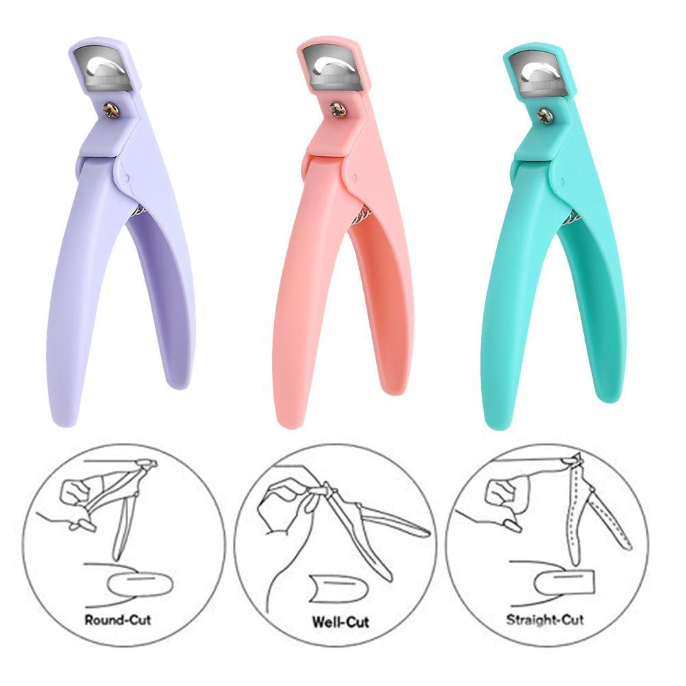 Kéo Cắt Móng Tay Giả Hình Chữ U Q4T9