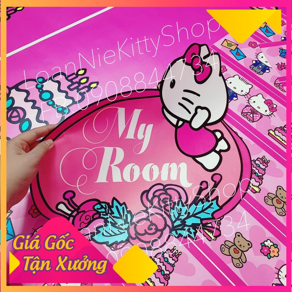 🌸LoanKitty🌸 MY ROOM - Decal dán tường hellokitty , tranh dán tường, tranh trang trí decor phòng