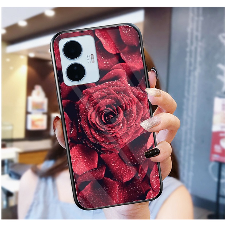 Ốp Lưng VIVO Y02S, Y55 2022,Y16, Y22, Y22S,T1 5G Ốp kính bóng cao cấp mới nhất