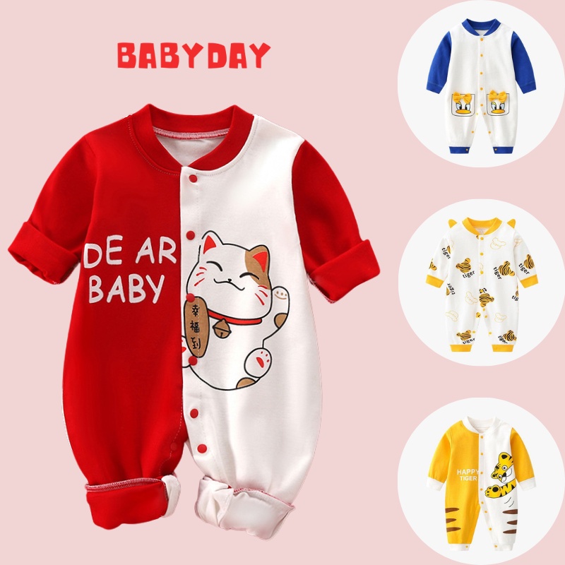 Body Dài Tay LOTUKA Chất Thun Mềm Mịn Thông Thoáng Cho Bé 3-12kg