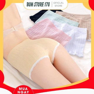Quần đùi short mặc trong váy gân tăm