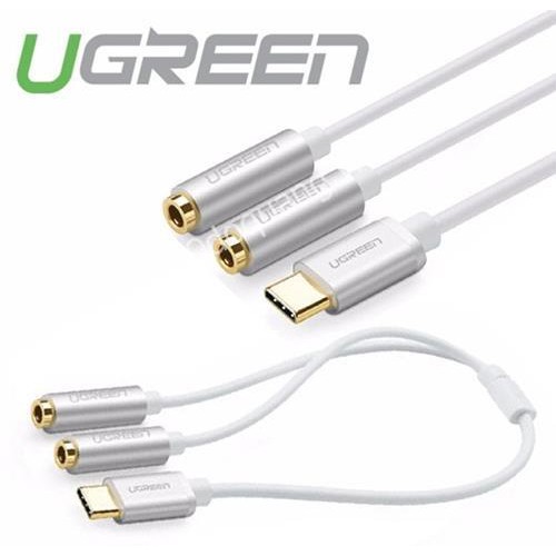 Cáp Chuyển USB Type C Sang 2 Cổng Audio 3.5MM Ugreen 30732